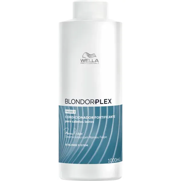 16163 - Condicionador Fortificante Professionals BlondorPlex 1L Wella 16163 - Condicionador Fortificante Professionals BlondorPlex 1L Wella